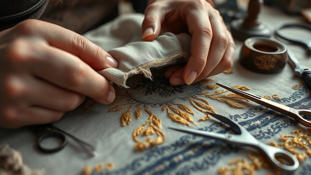 antique textile restoration techniques