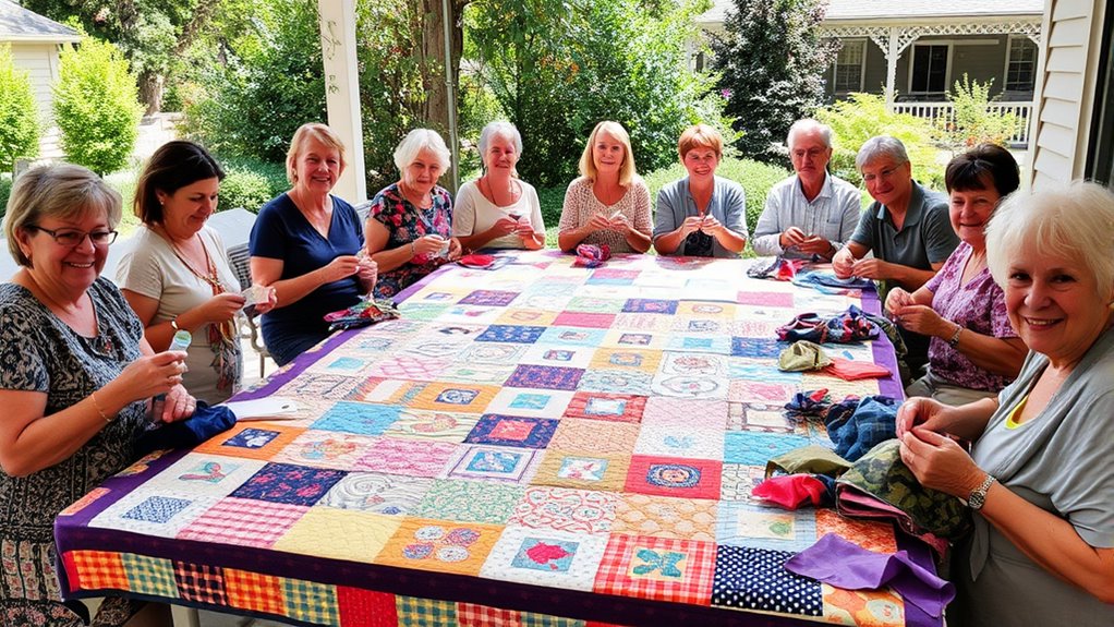 community quilts symbolize shared unity