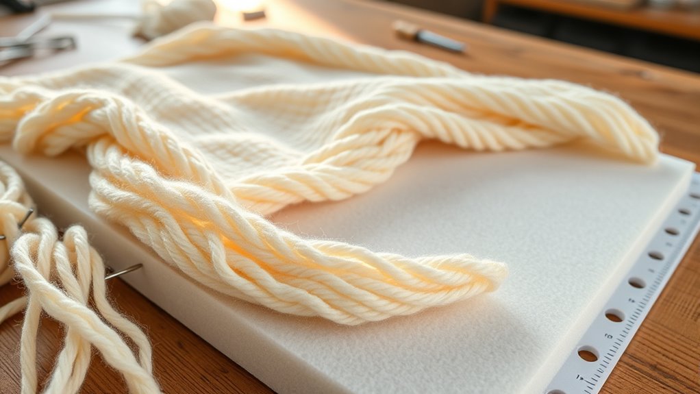 complete and shape knitted pieces