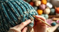 create hat using circular knitting
