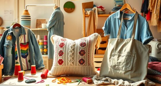 creative old clothes repurposing