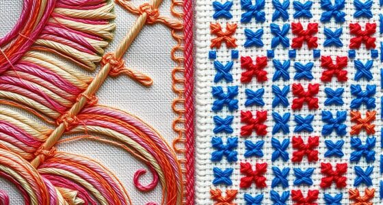 embroidery and cross stitch differences