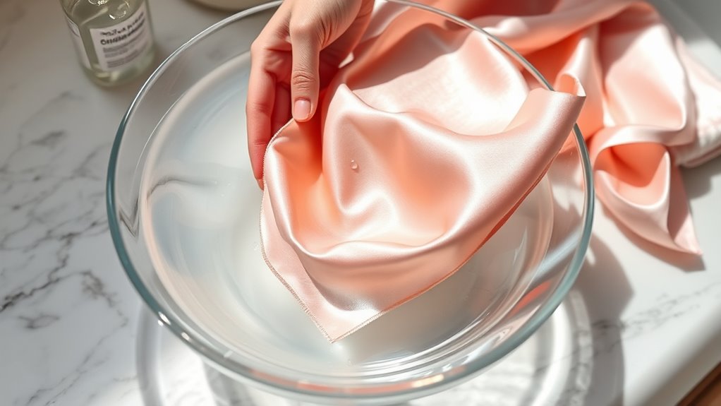 handle silk gently always