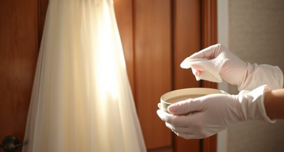 home wedding gown cleaning