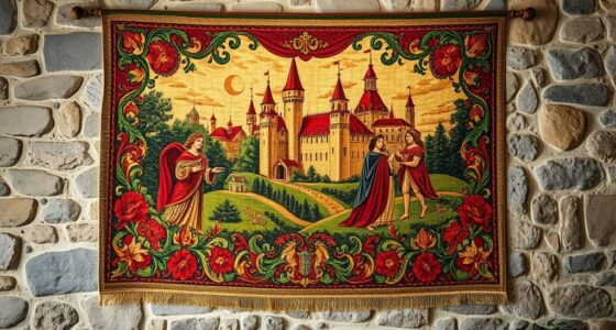iconic tapestries depicting narratives