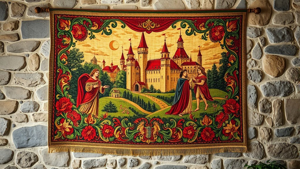 iconic tapestries depicting narratives