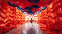 immersive large scale textile art