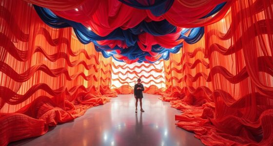 immersive large scale textile art