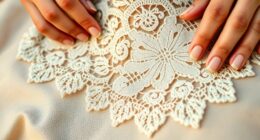 intricate handmade lace craftsmanship