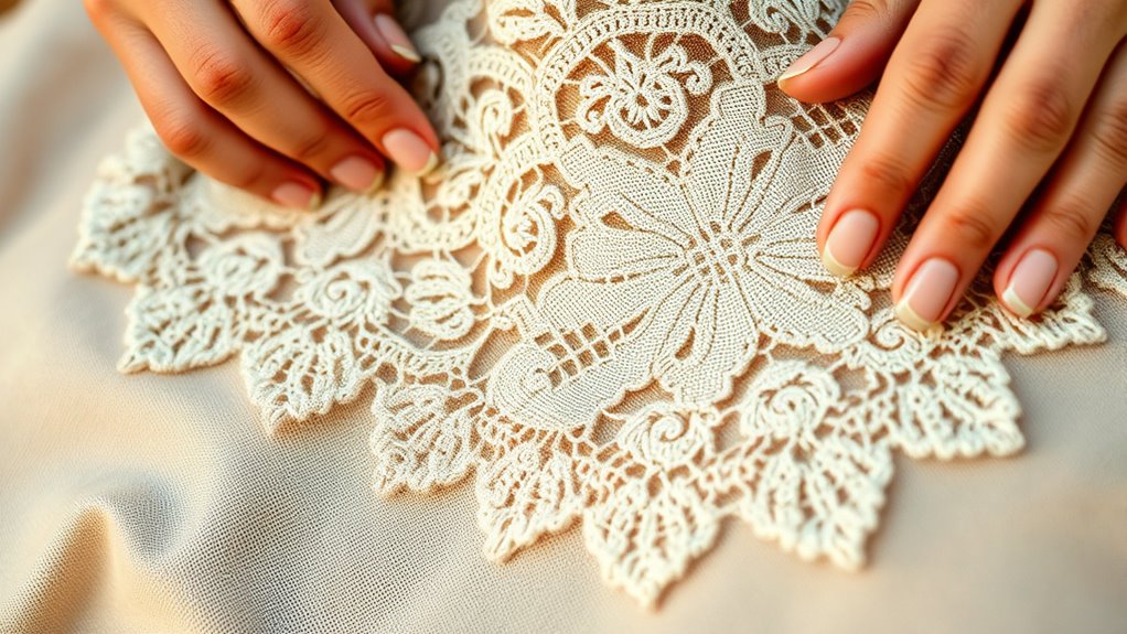 intricate handmade lace craftsmanship