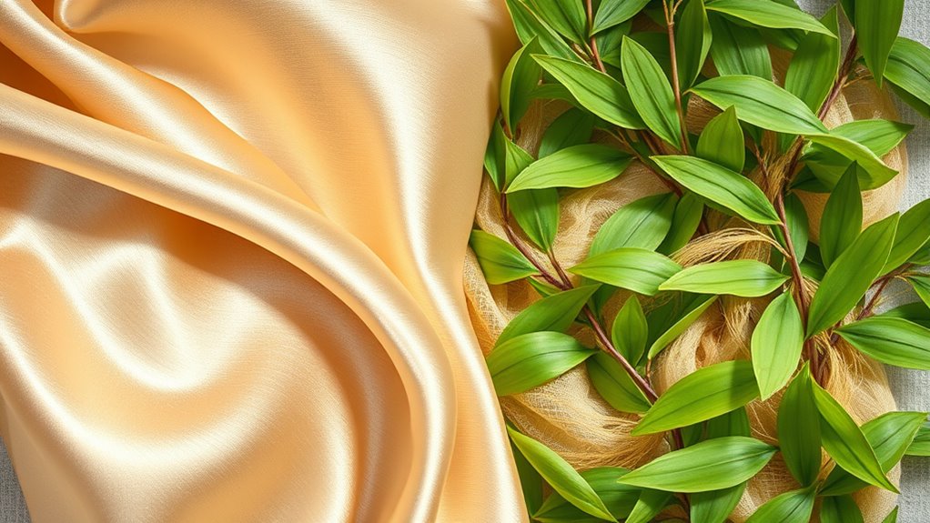 lab made and plant based silk