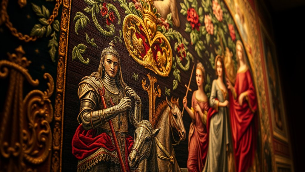 medieval textile symbolic storytelling