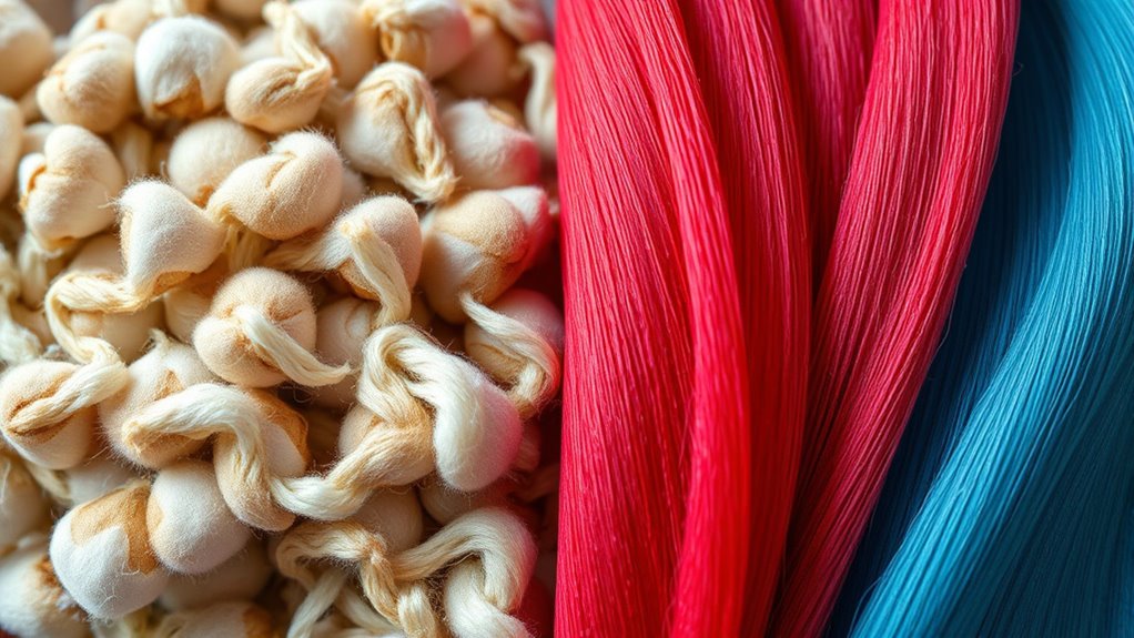 natural versus synthetic fibers