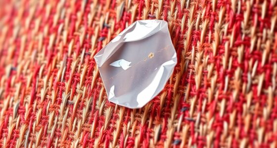 remove fabric glue carefully