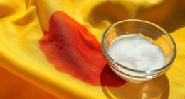 remove rust stains from fabric