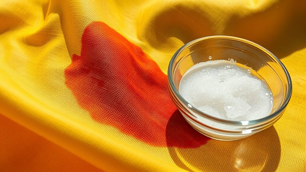 remove rust stains from fabric