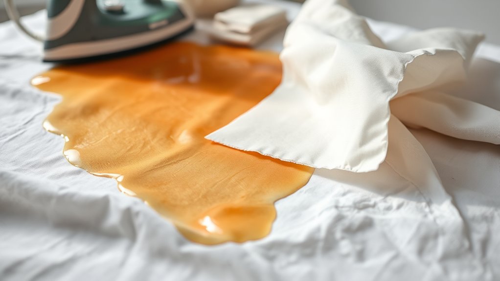 remove wax stains effectively