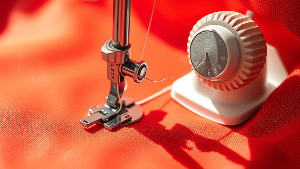 selecting appropriate thread and stitch