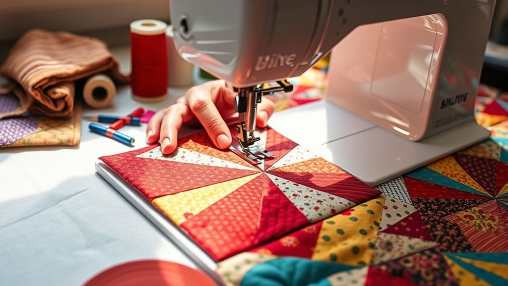 sew your first quilt