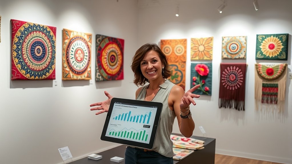 textile art sales tips