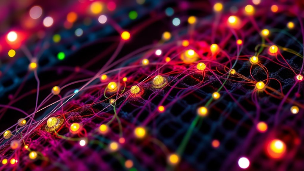 textile art with electronics