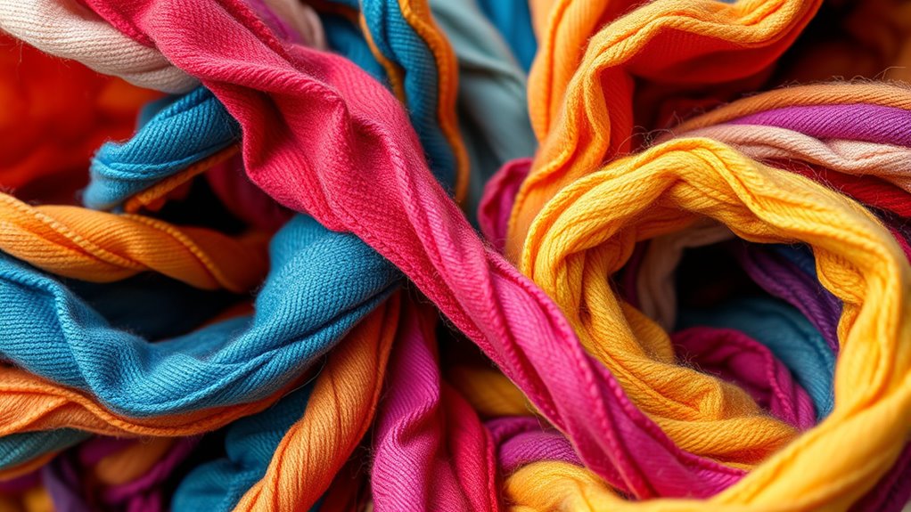 textile sculpture through fiber manipulation