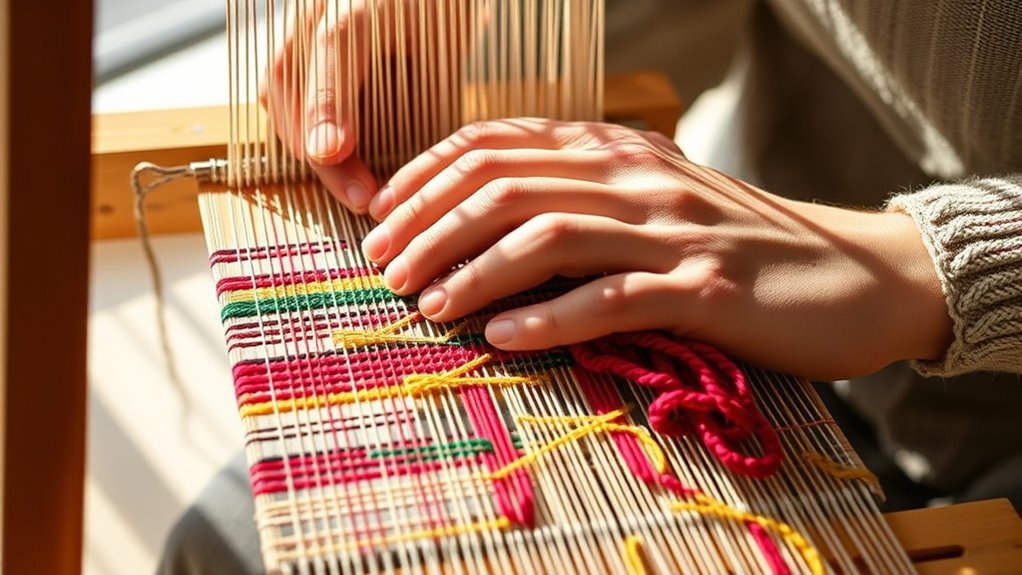 weaving patterns and colors