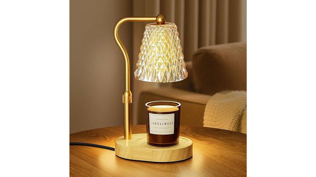 candle warmer lamp with timer
