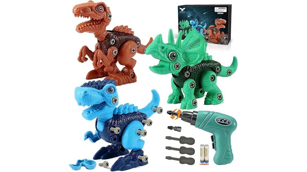 dinosaur stem drill toys