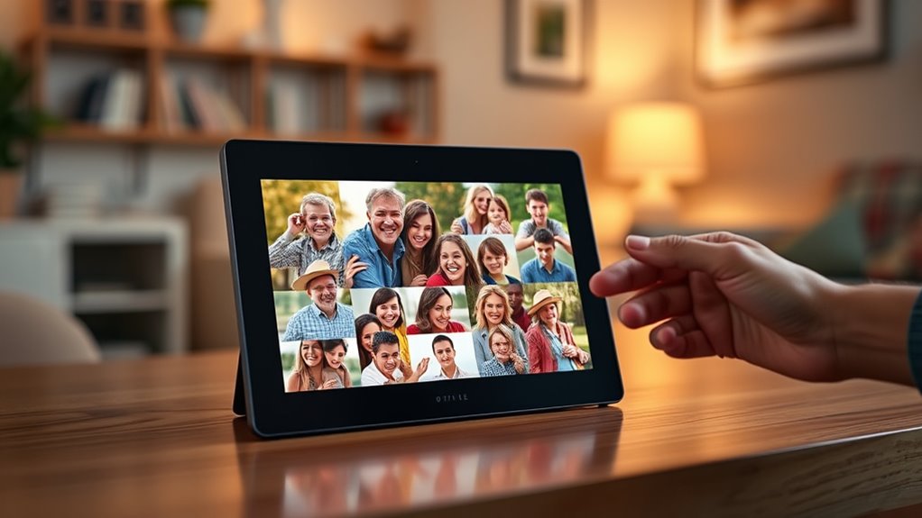 email enabled digital photo frames