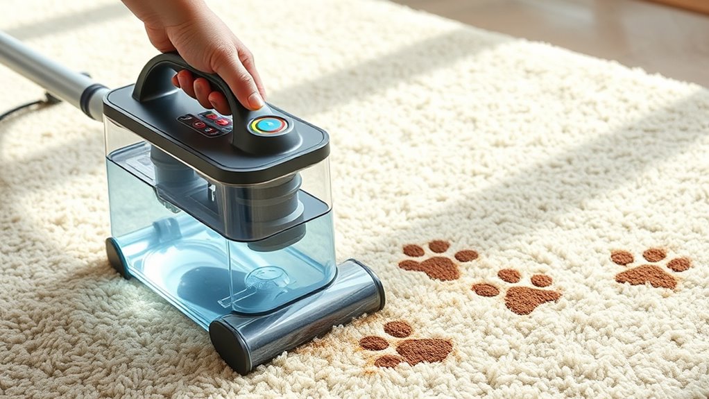 pet stain removal features