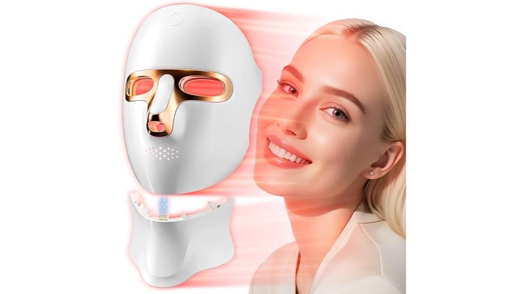 rechargeable led facial mask