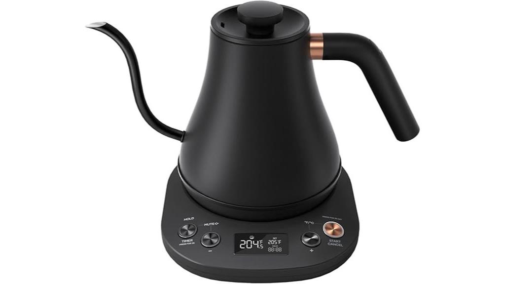 temperature controlled gooseneck kettle