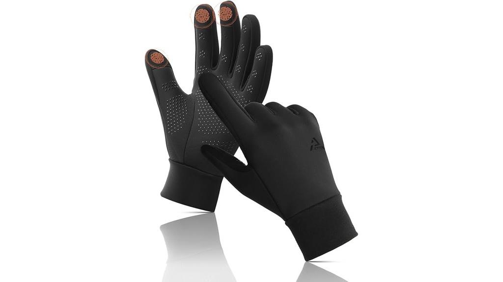 touchscreen winter glove layers