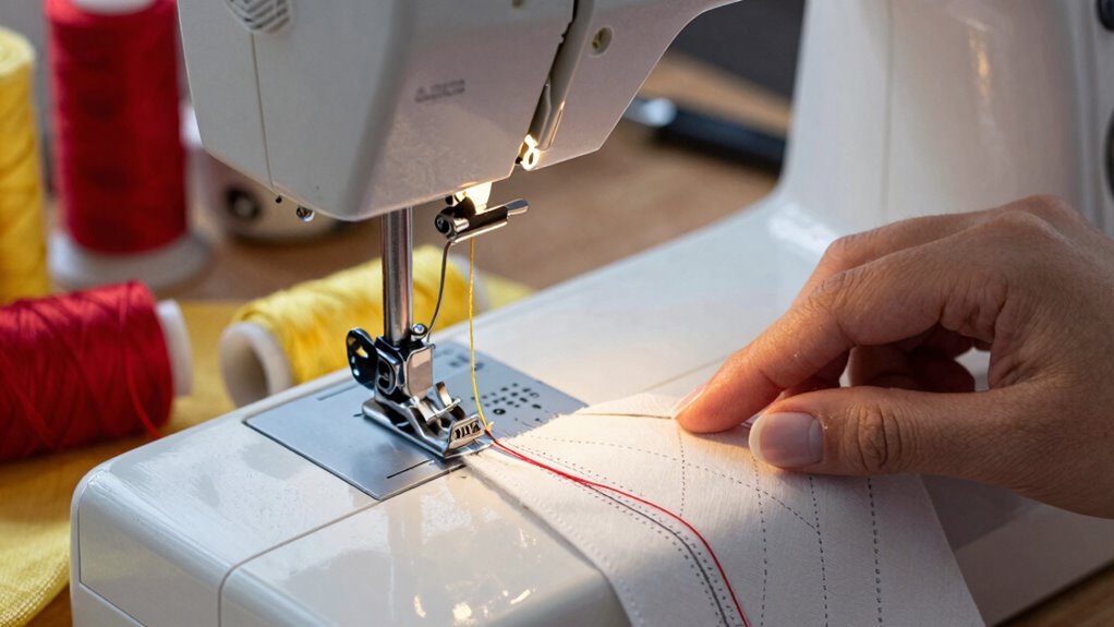 adjust top thread tension