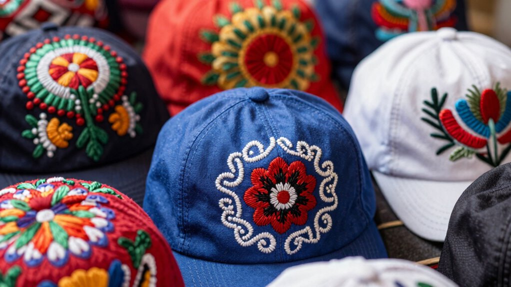 centering designs on hats