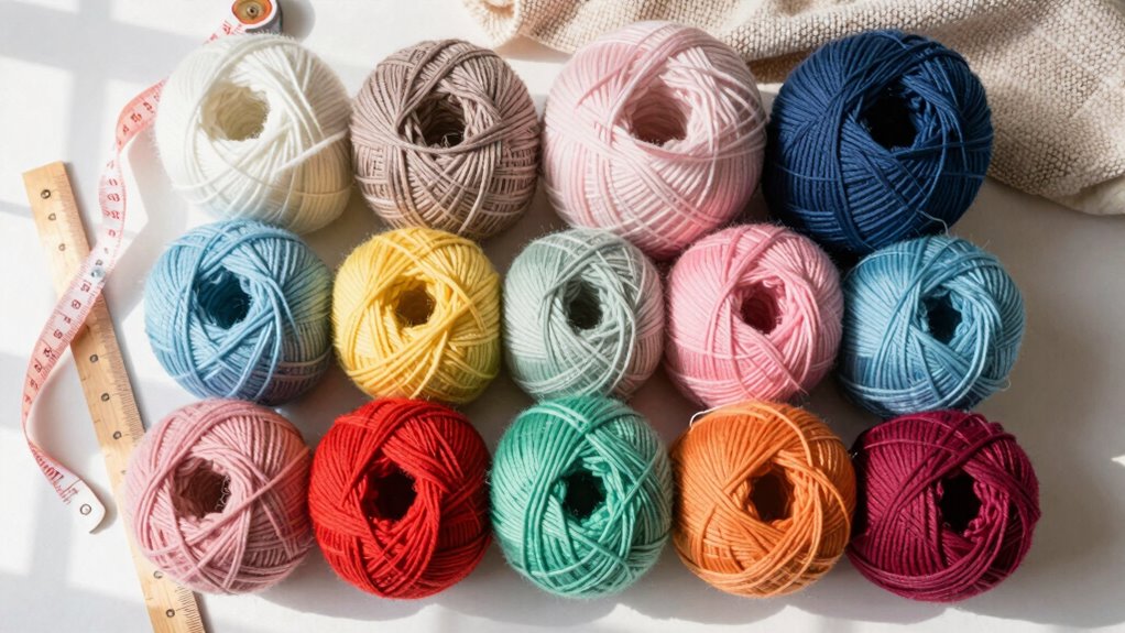 choose appropriate yarn weight
