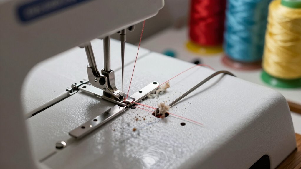 clean needle plate regularly