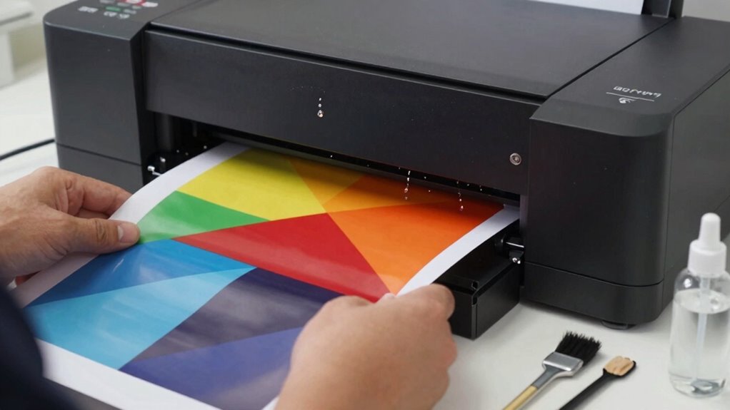 clogged nozzles hinder print quality