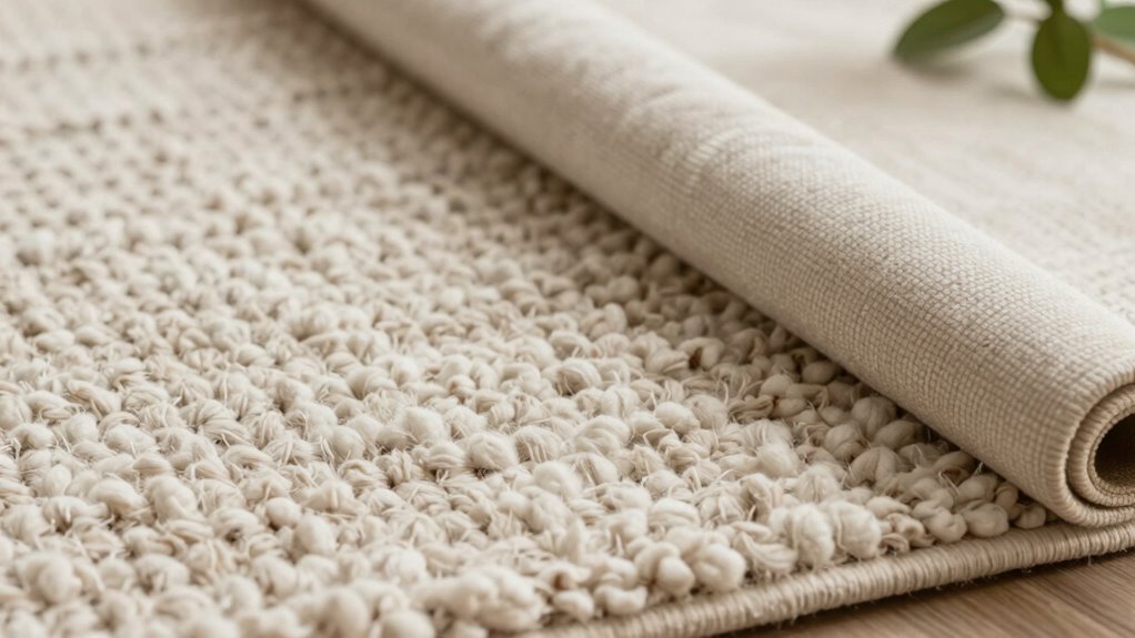 comfortable breathable sustainable cotton rugs