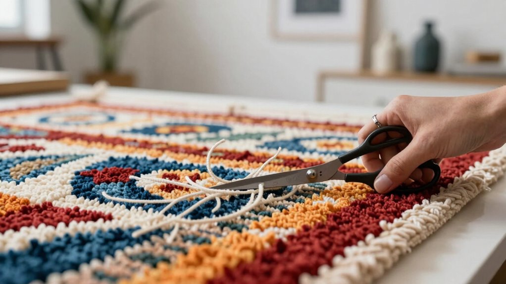 creative carved rug designs