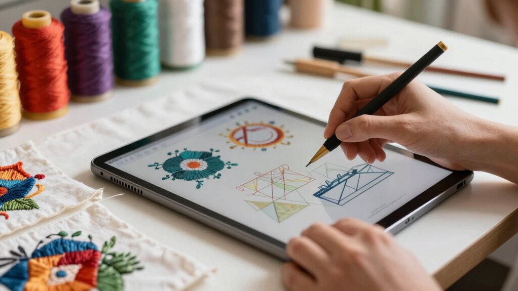 digitizing designs for embroidery