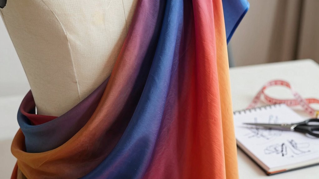 draping patterns with fabric