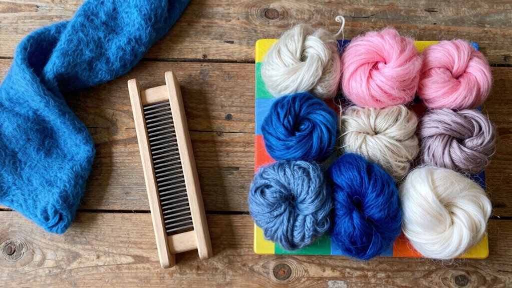 drum carder versus blending board