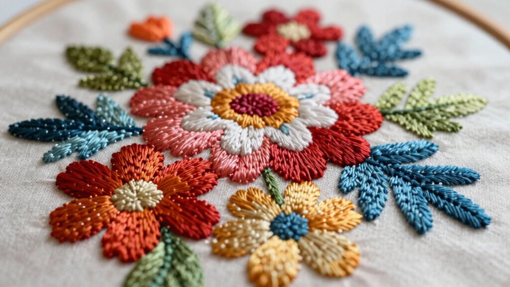 efficient embroidery design technique