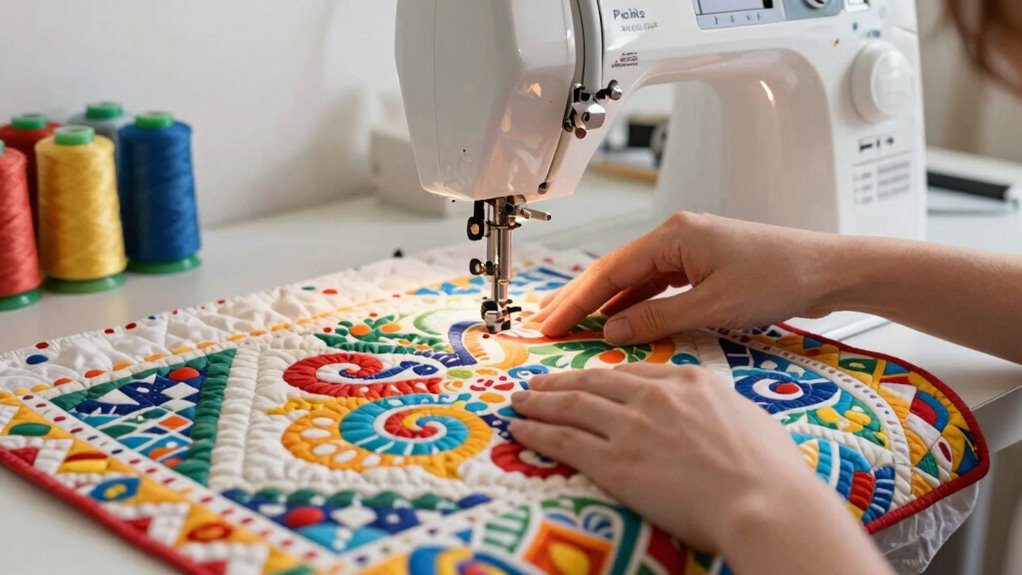 efficient quilting with pantographs