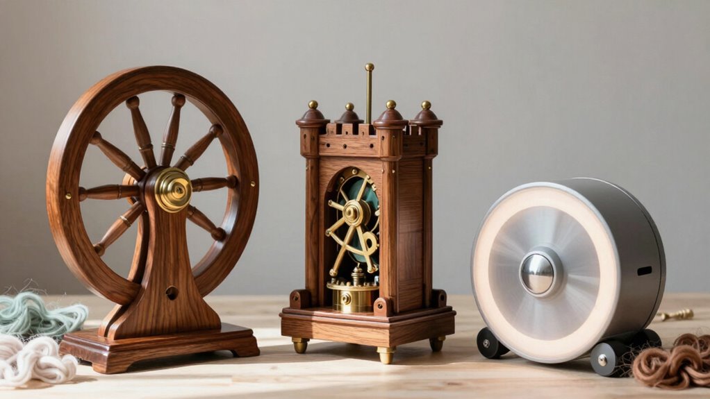 elegant functional spinning wheels