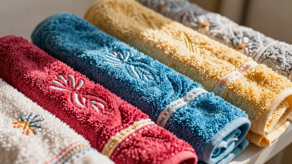 embroidering plush fabrics expertly