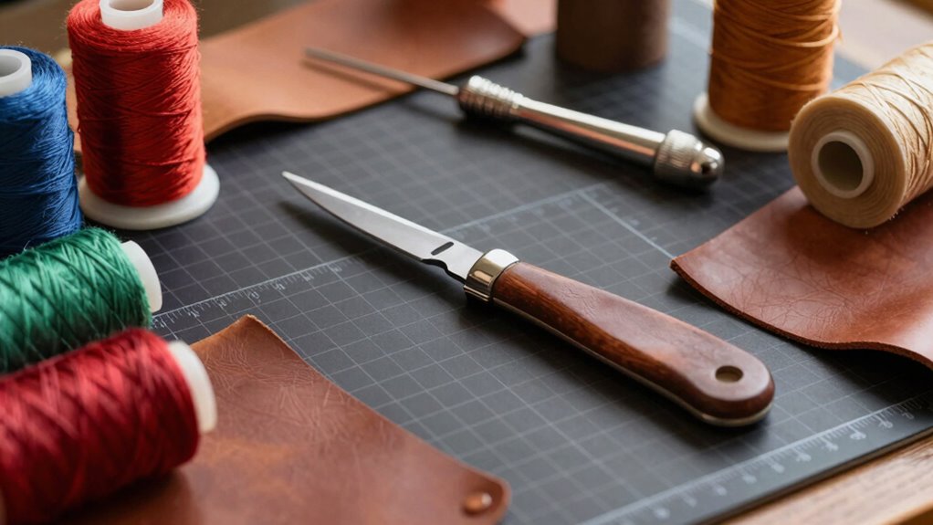 essential leather sewing tools
