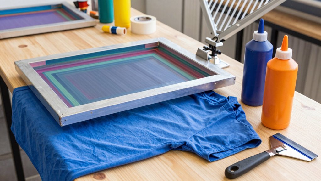 essential steps for screen printing